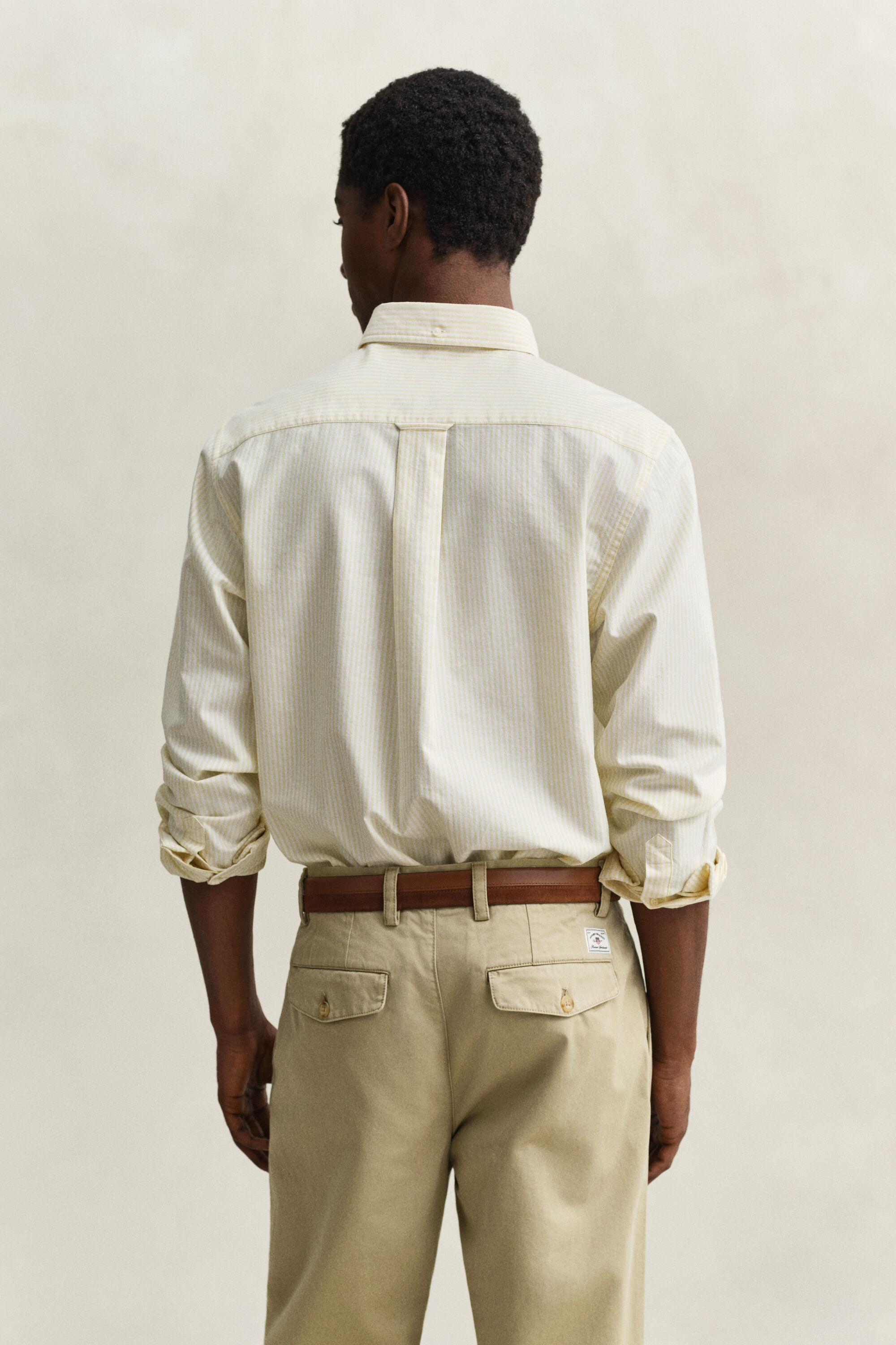 Camicia Oxford classica a righe Banker