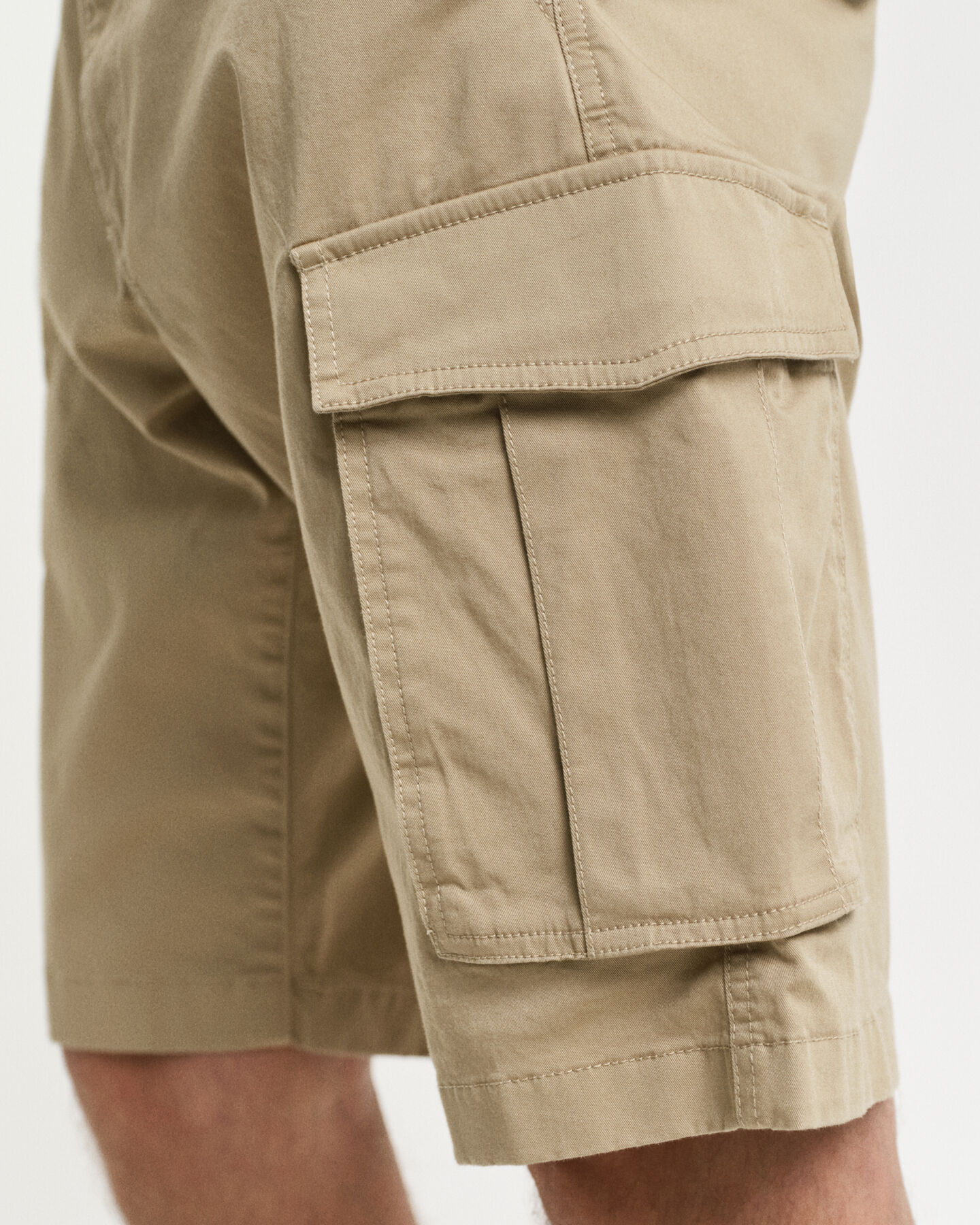 Pantaloncini cargo in twill relaxed fit