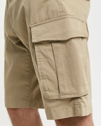Pantaloncini cargo in twill relaxed fit