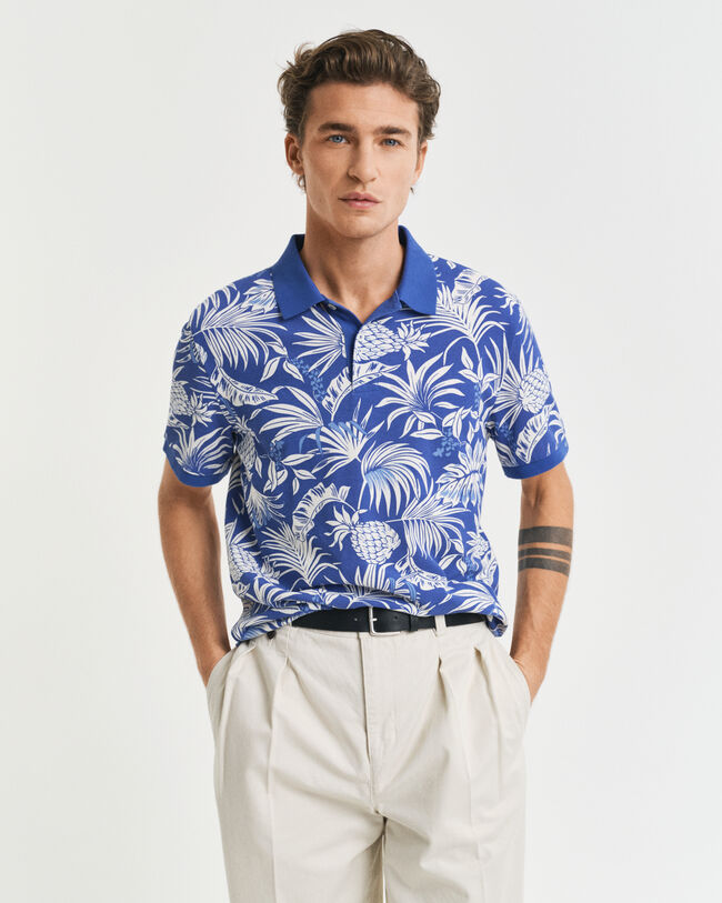 Polo stampa Tropical