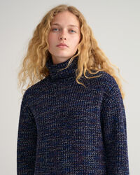 Abito dolcevita multicolore