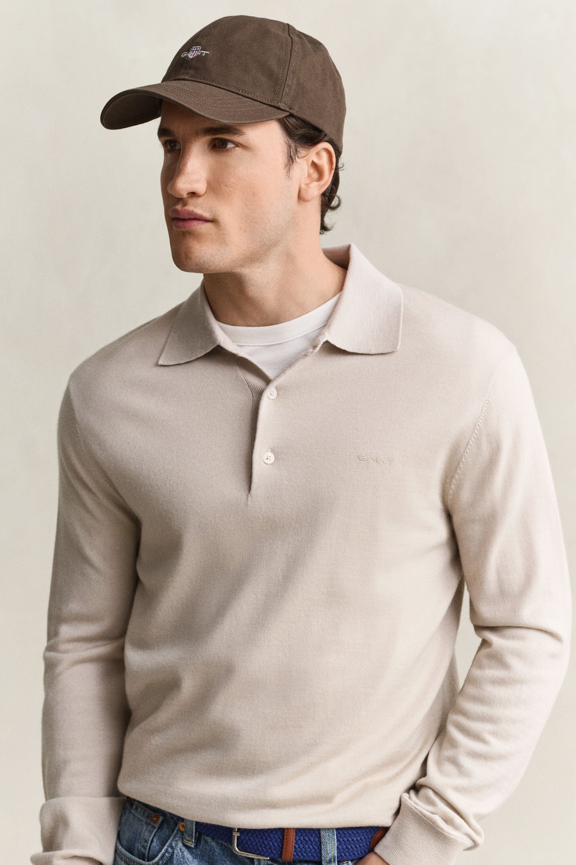 Polo in finissima lana merino