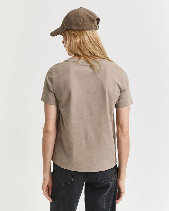 T-shirt Shield con scollo a V