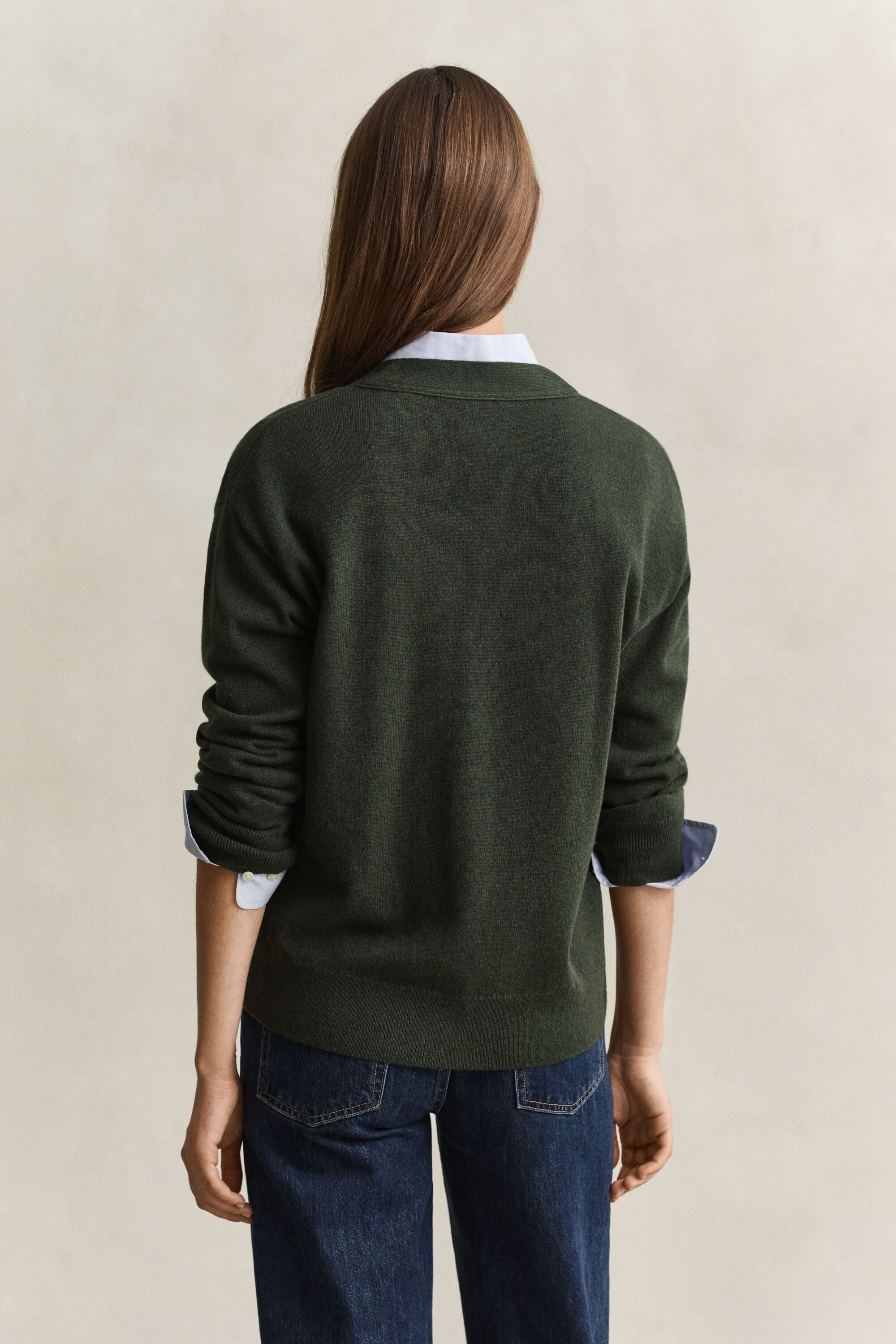 Cardigan in finissima lana d'agnello