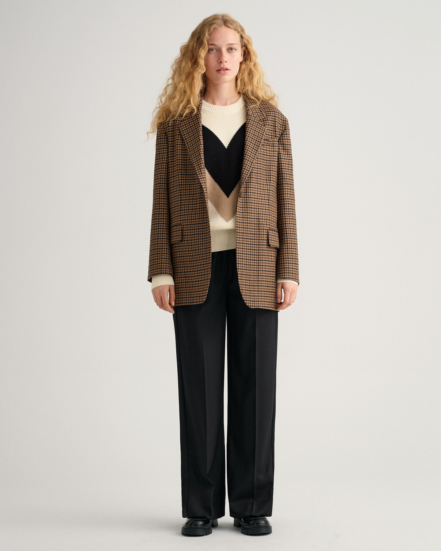 Pantaloni dritti pull-on