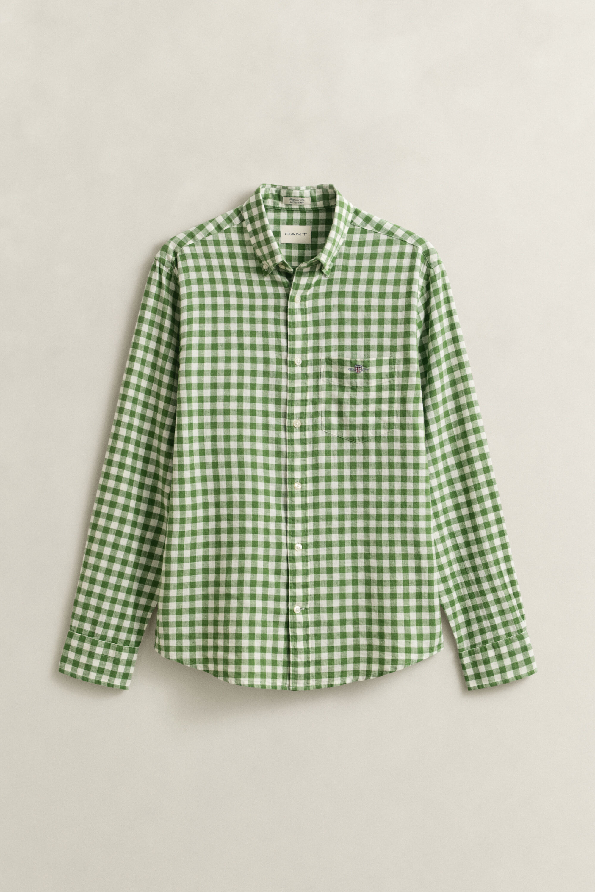 Camicia in misto lino percalle