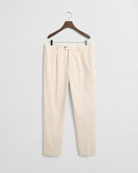 Pantaloni da abito in seersucker affusolati slim fit