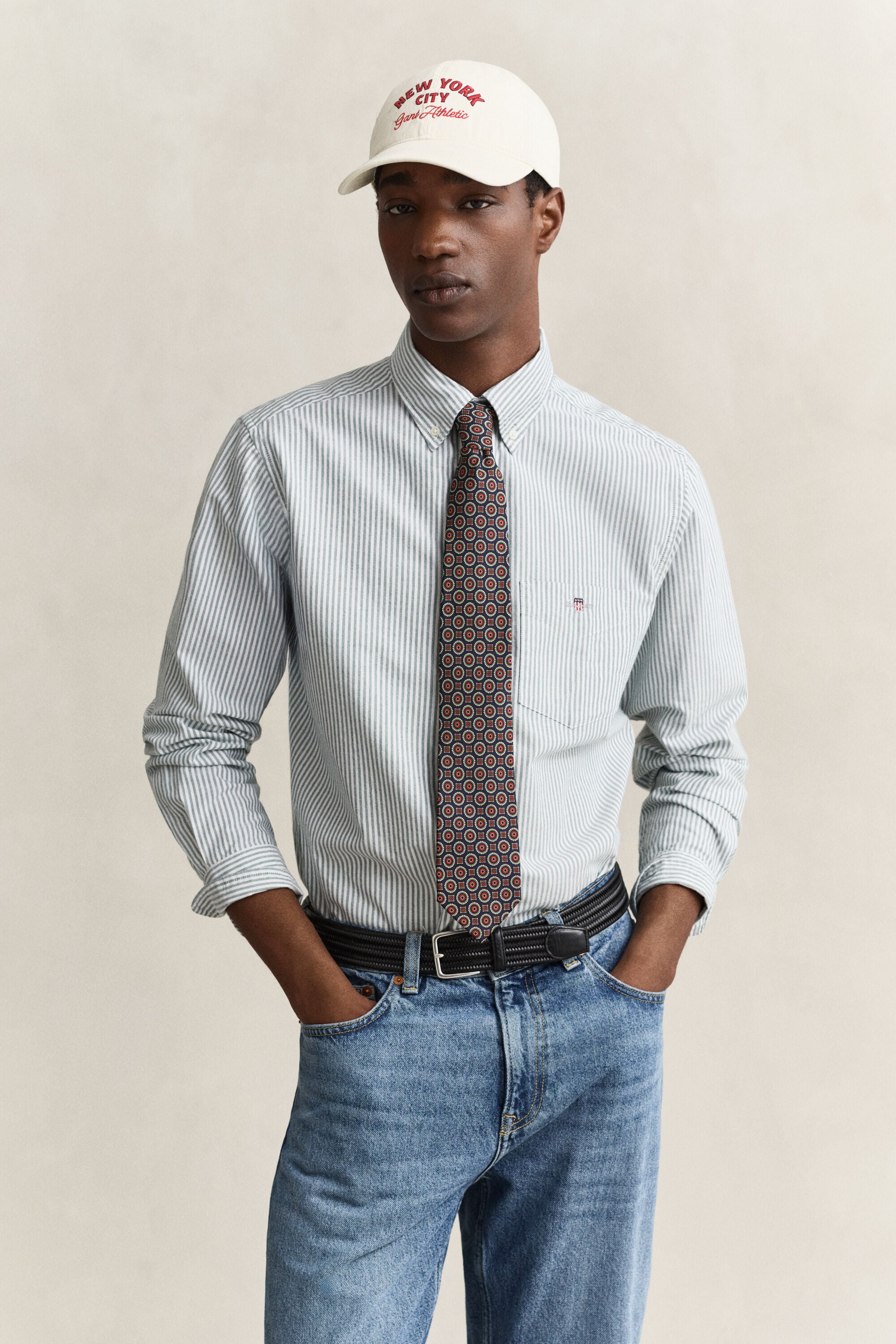 Camicia Oxford a righe Classic regular