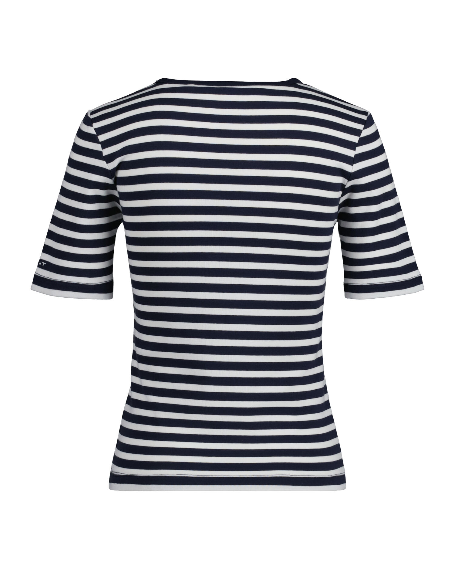 T-shirt a righe a coste