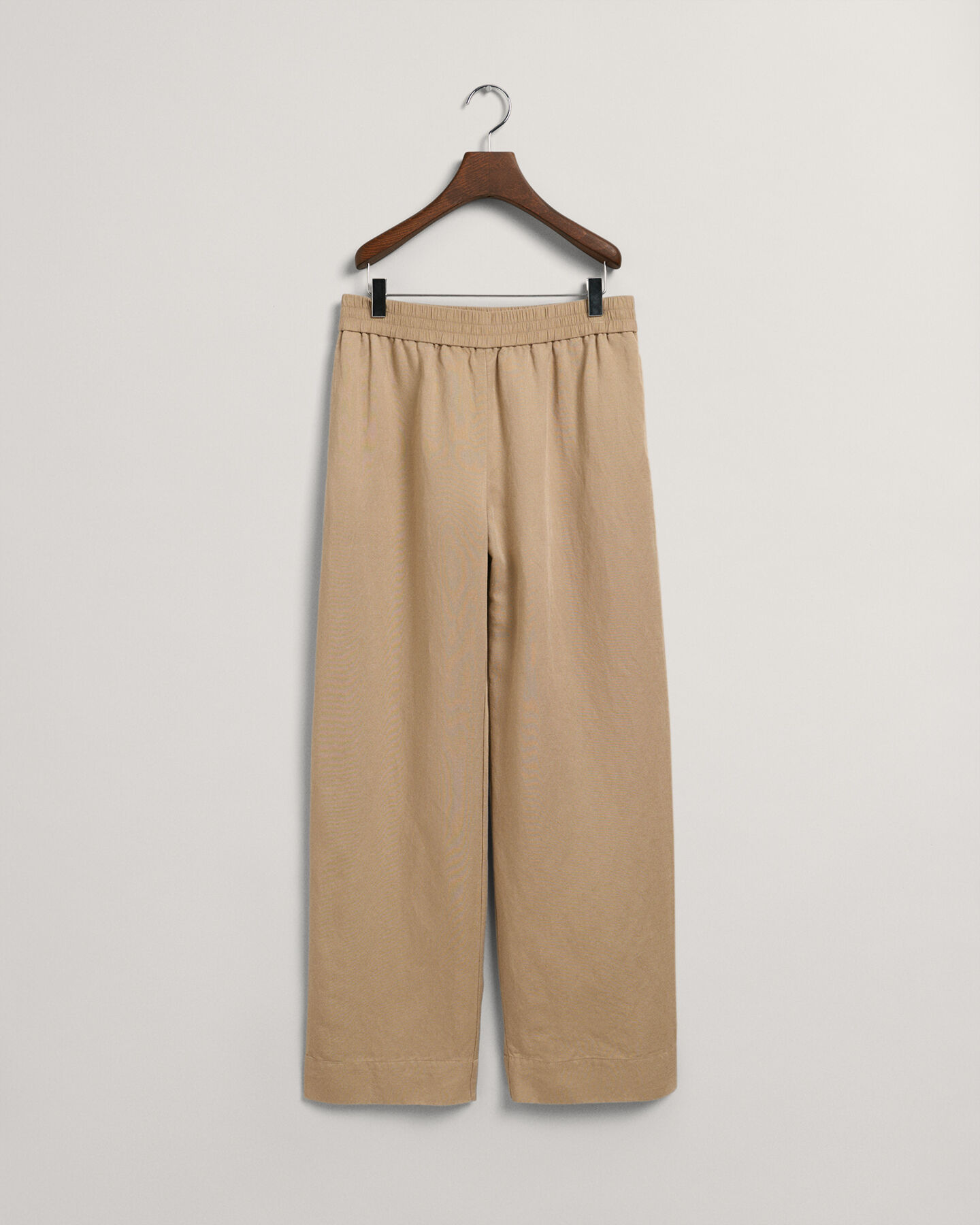 Pantaloni pull-on in lino-viscosa