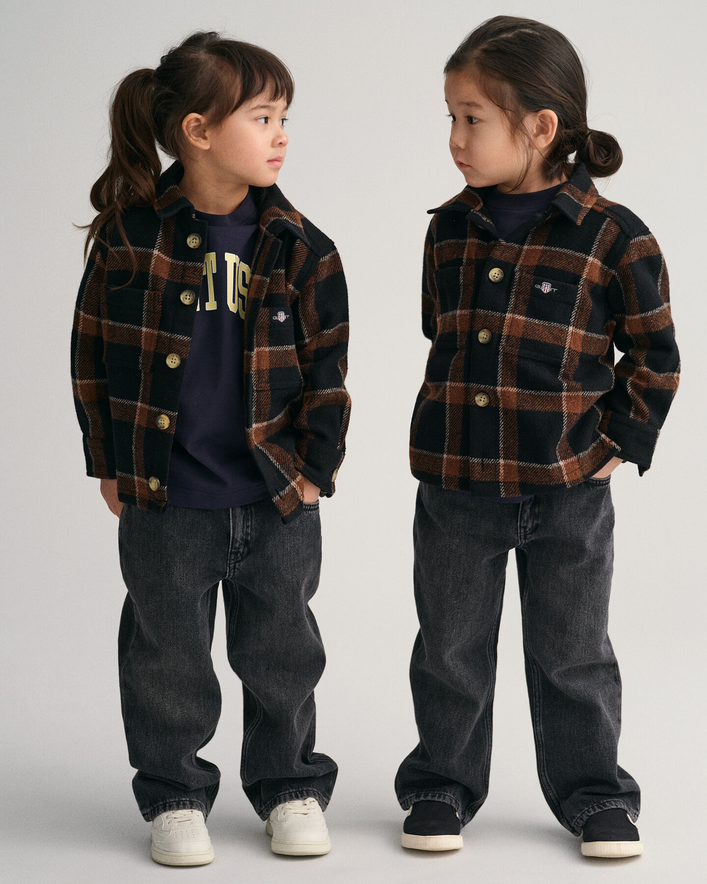 Giacca camicia a quadri Shield Kids