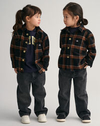 Giacca camicia a quadri Shield Kids