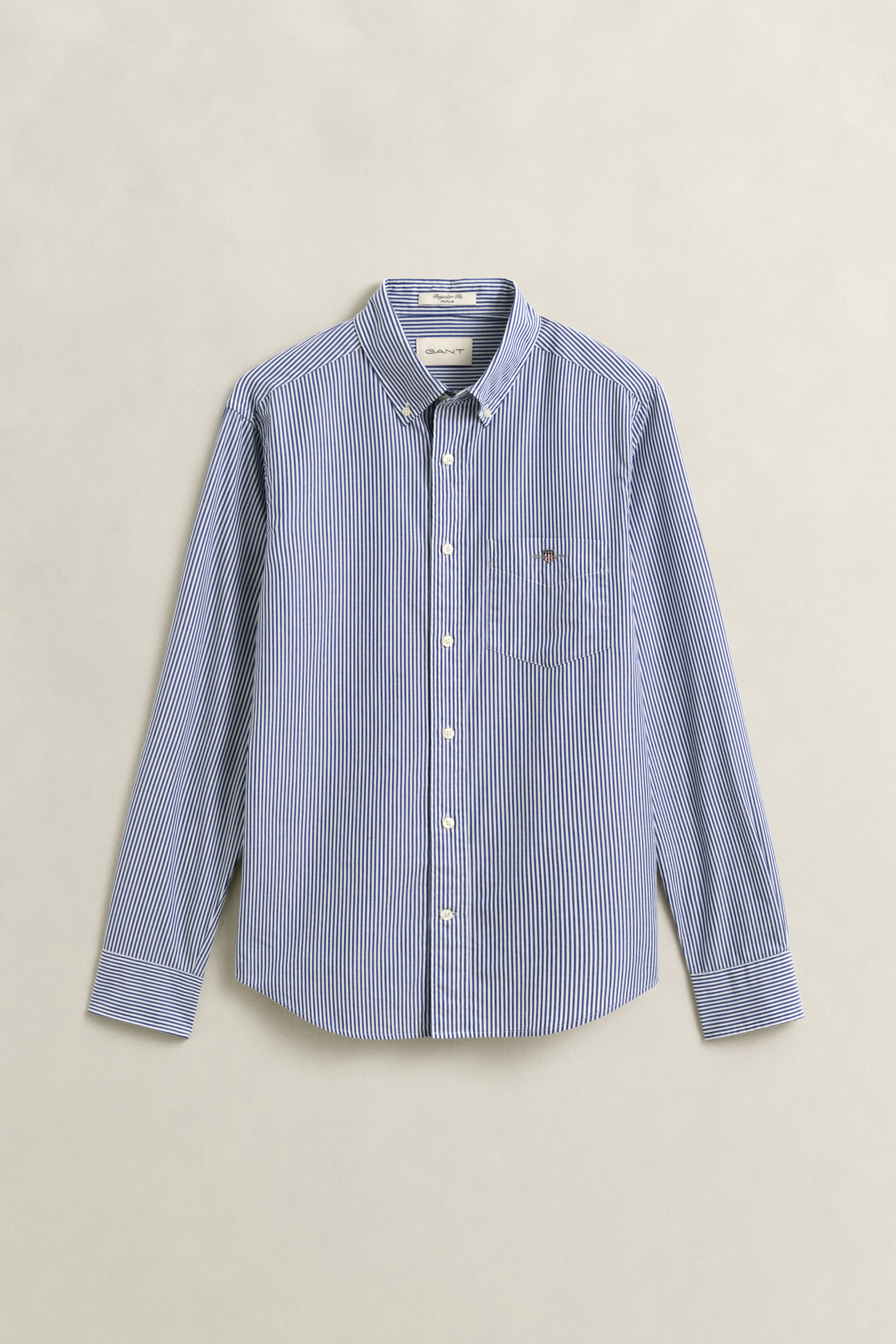 Camicia in popeline a righe Classic regular