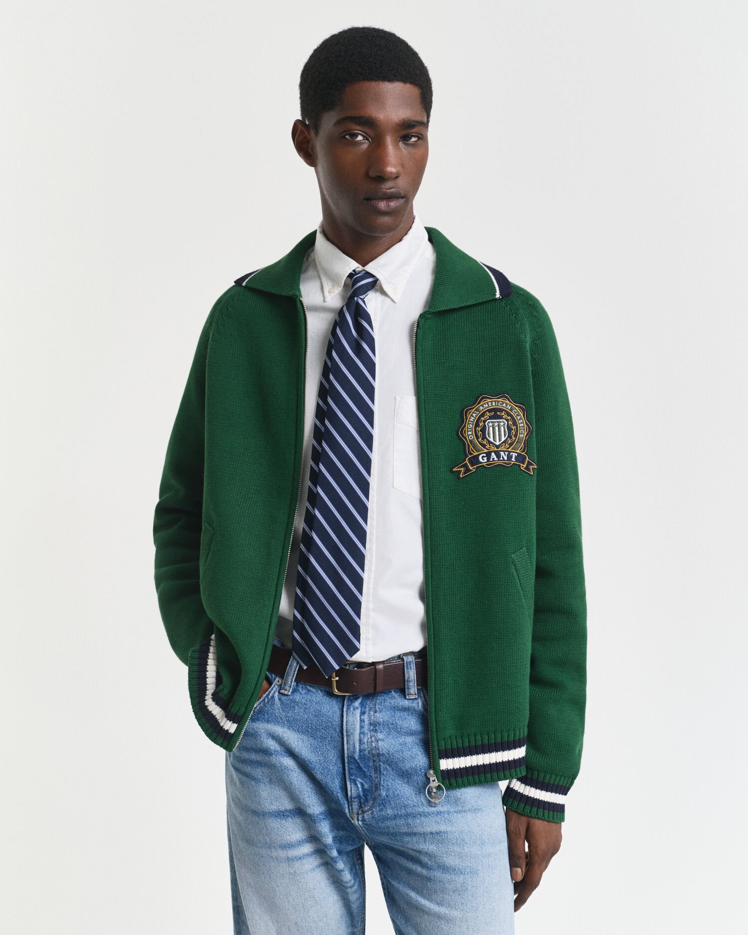 Cardigan con zip GANT 1949 Graphic