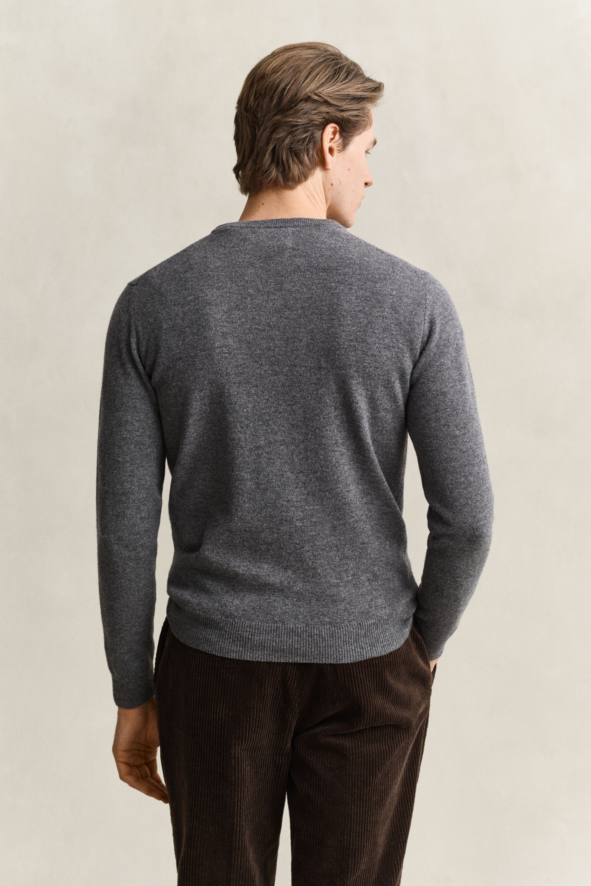 Maglia girocollo in lana d’agnello