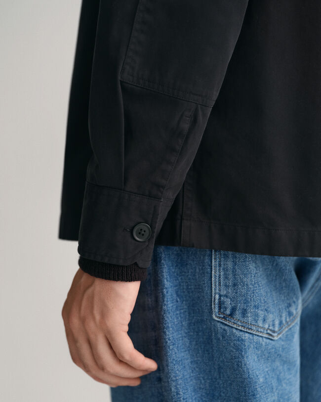 Camicia giacca in twill leggero