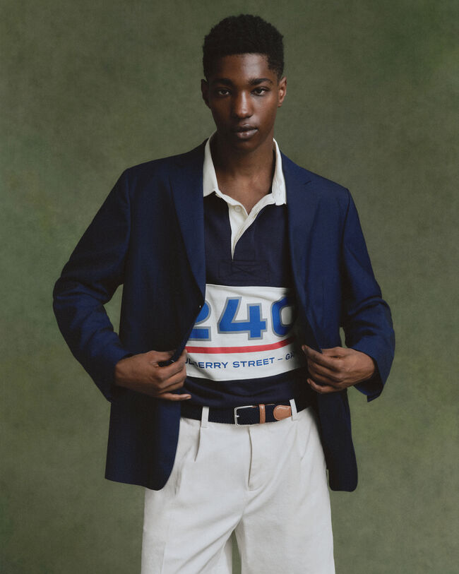 Heavy Rugger colour block con stampa