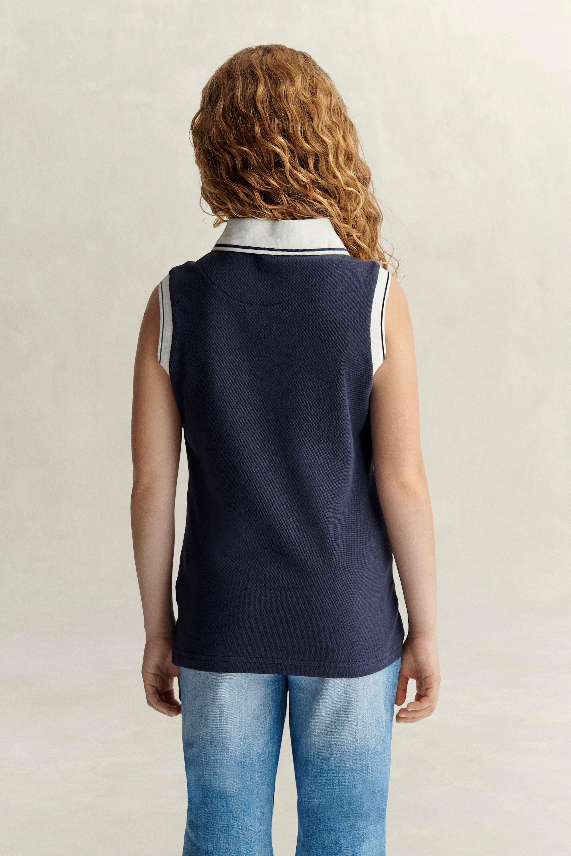 Polo Script smanicata Teen Girls