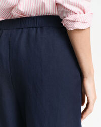 Pantaloni Pull-on in misto lino relaxed fit