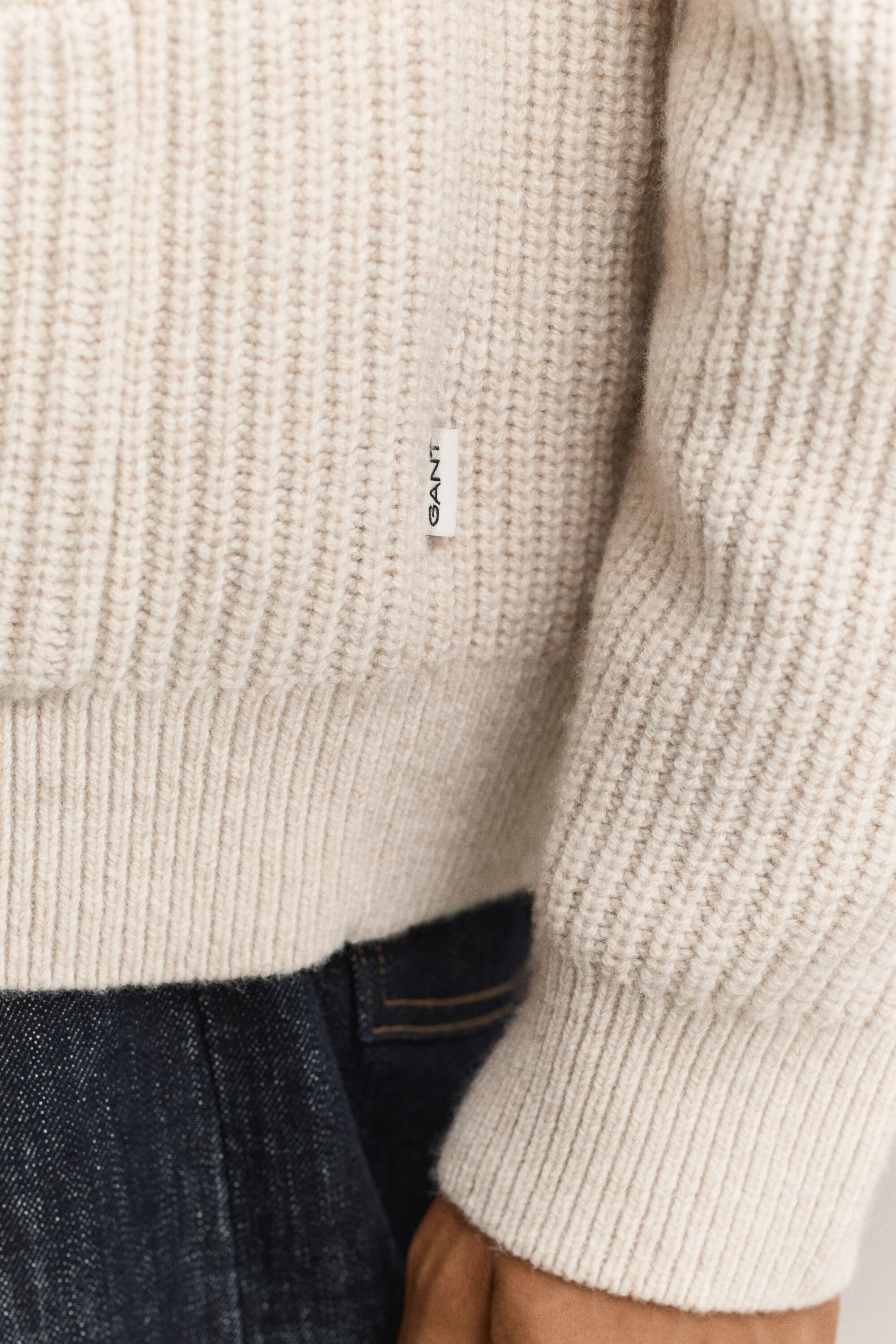 Cardigan in misto lana a coste