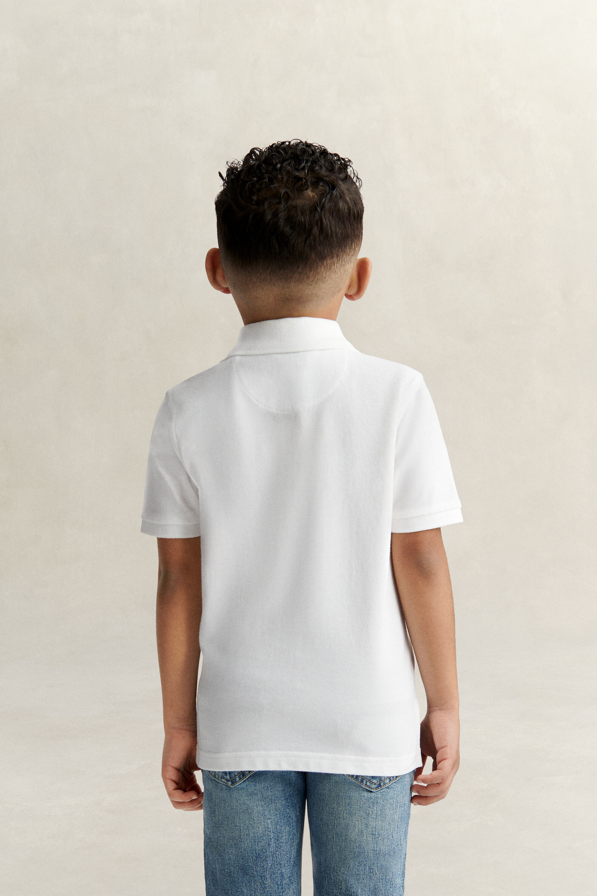 Polo Shield in piqué Kids