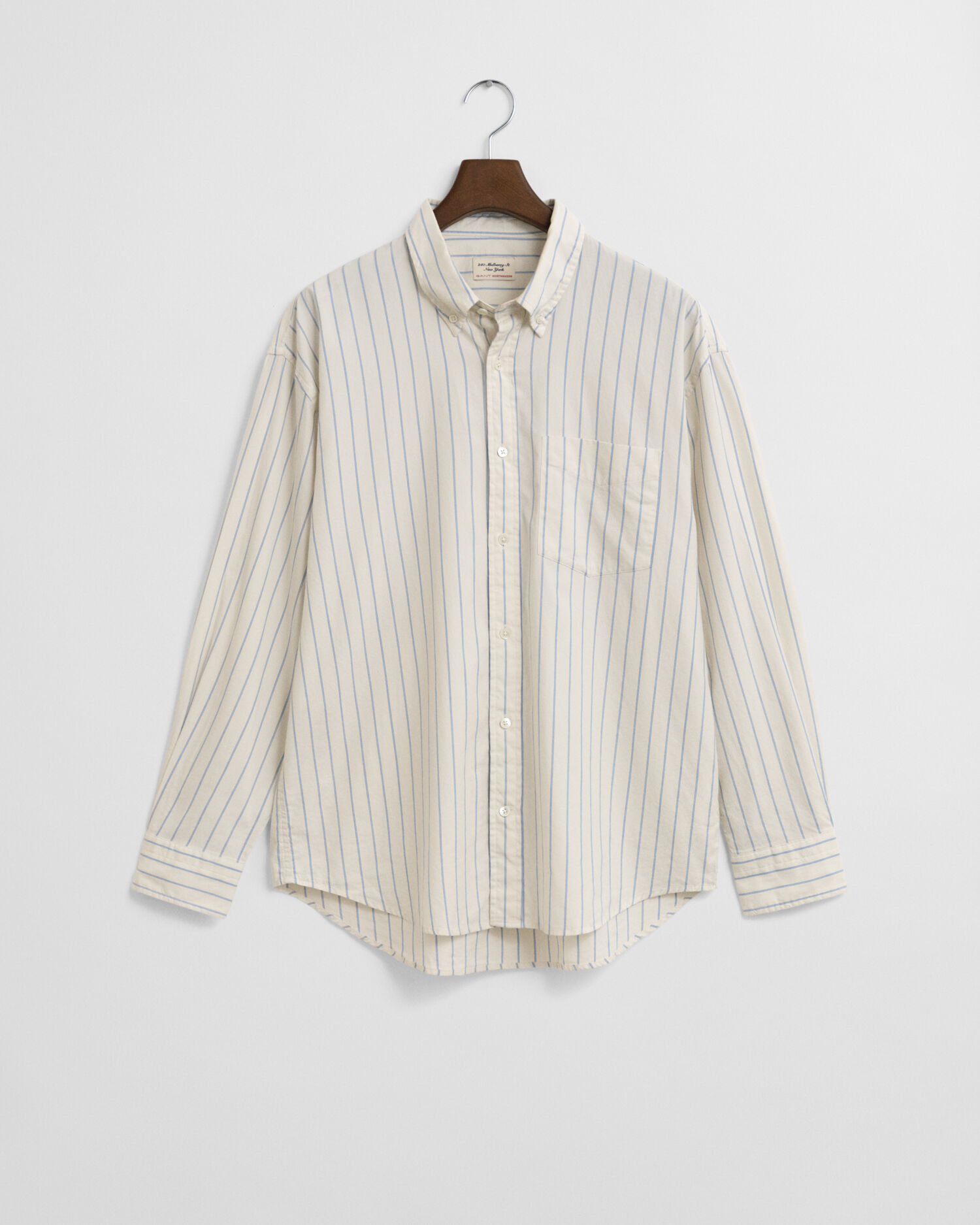 Camicia Luxury Oxford a righe relaxed fit