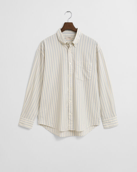 Camicia Luxury Oxford a righe relaxed fit