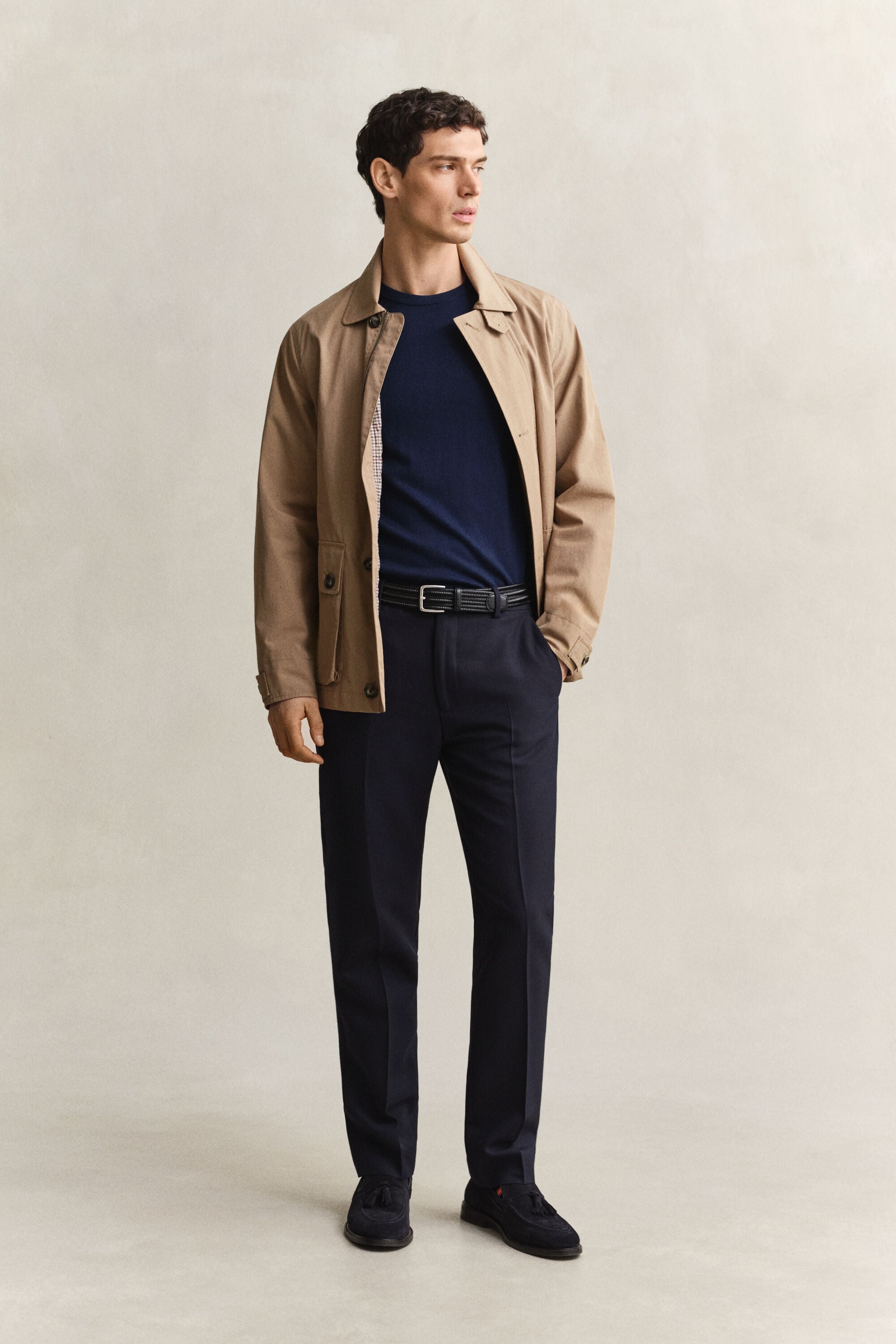 Maglia girocollo in lana merino
