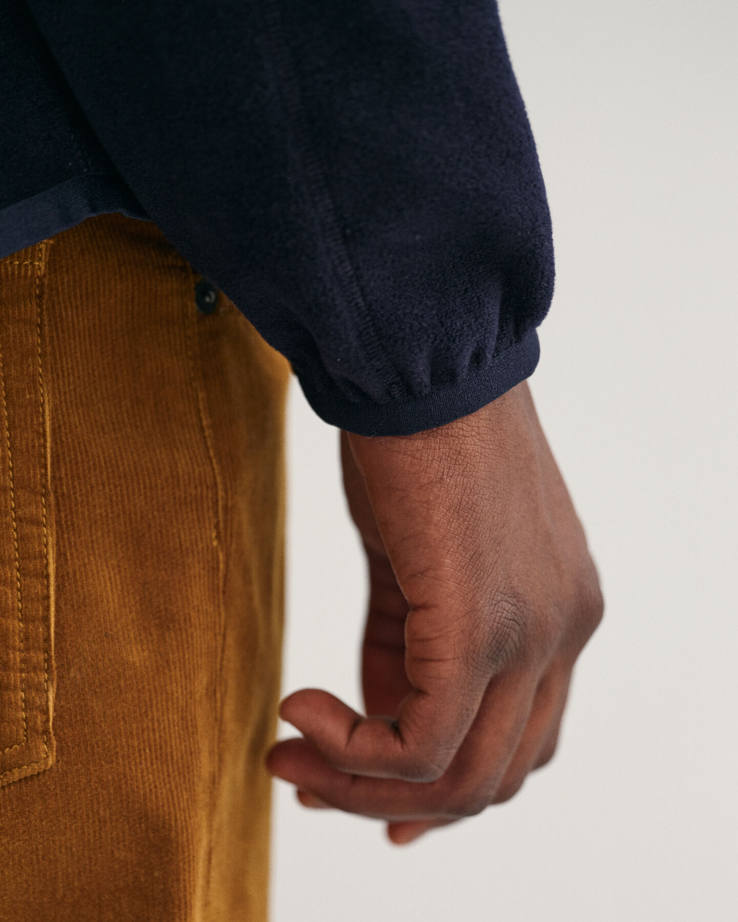 Giacca in pile con zip