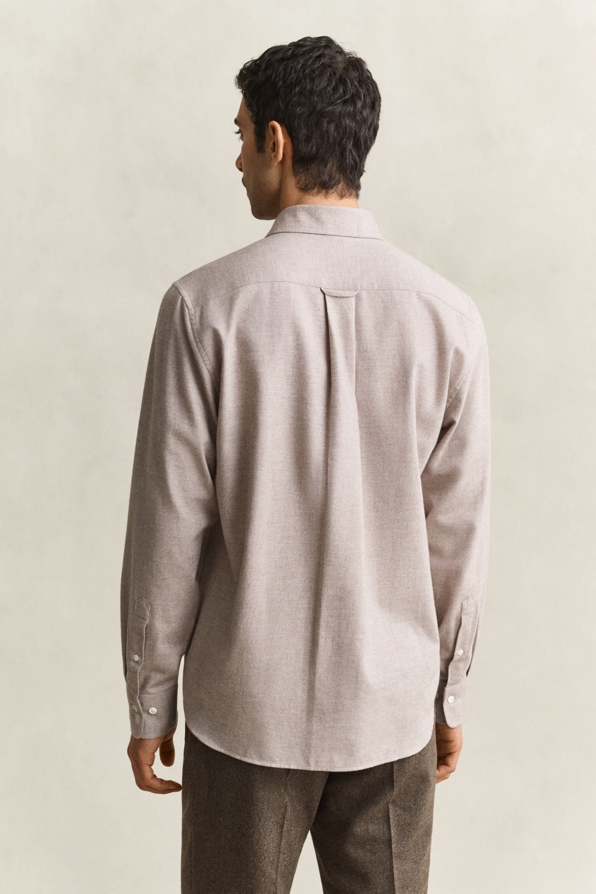 Camicia in flanella mélange