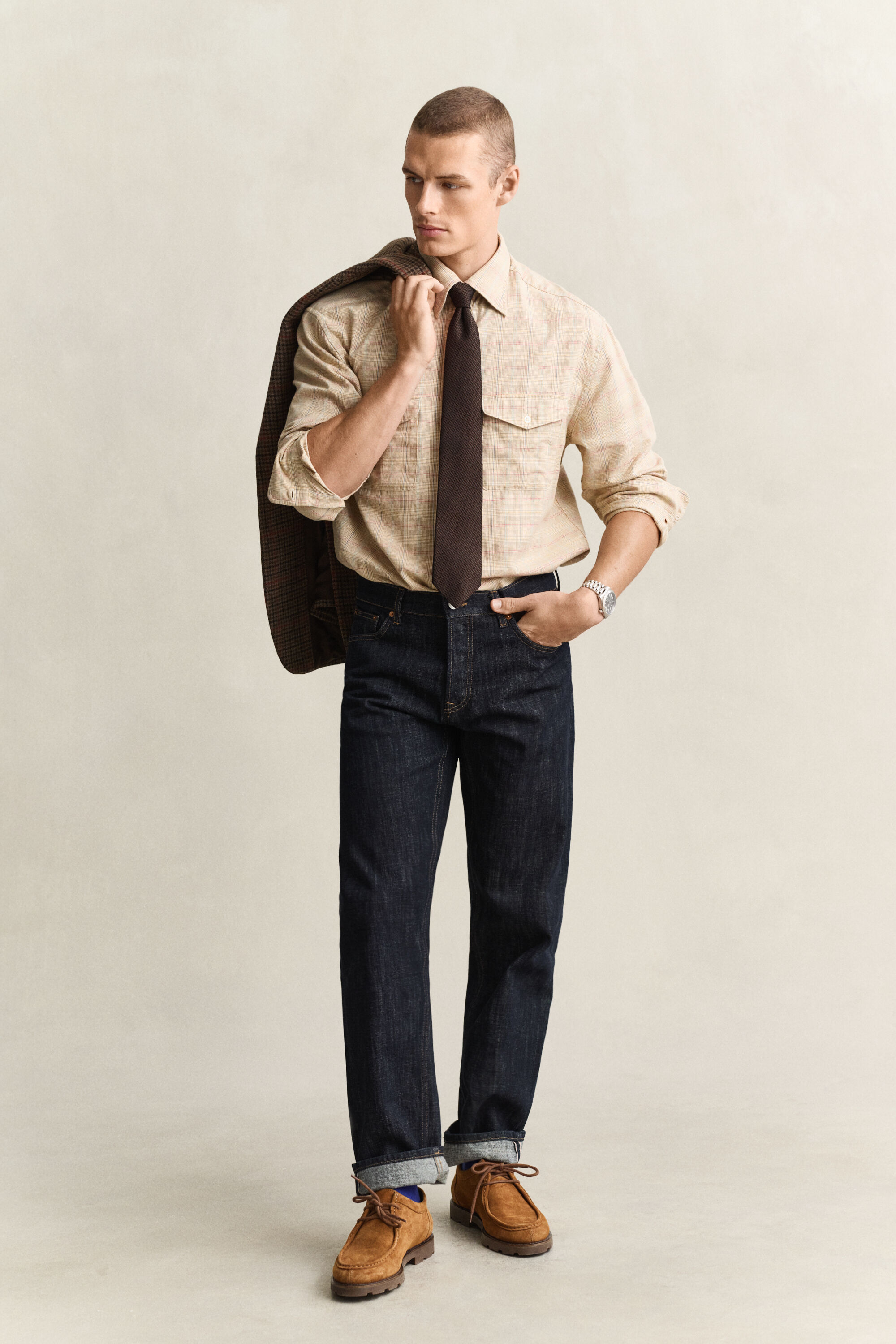 Camicia in flanella in edizione esclusiva per membri