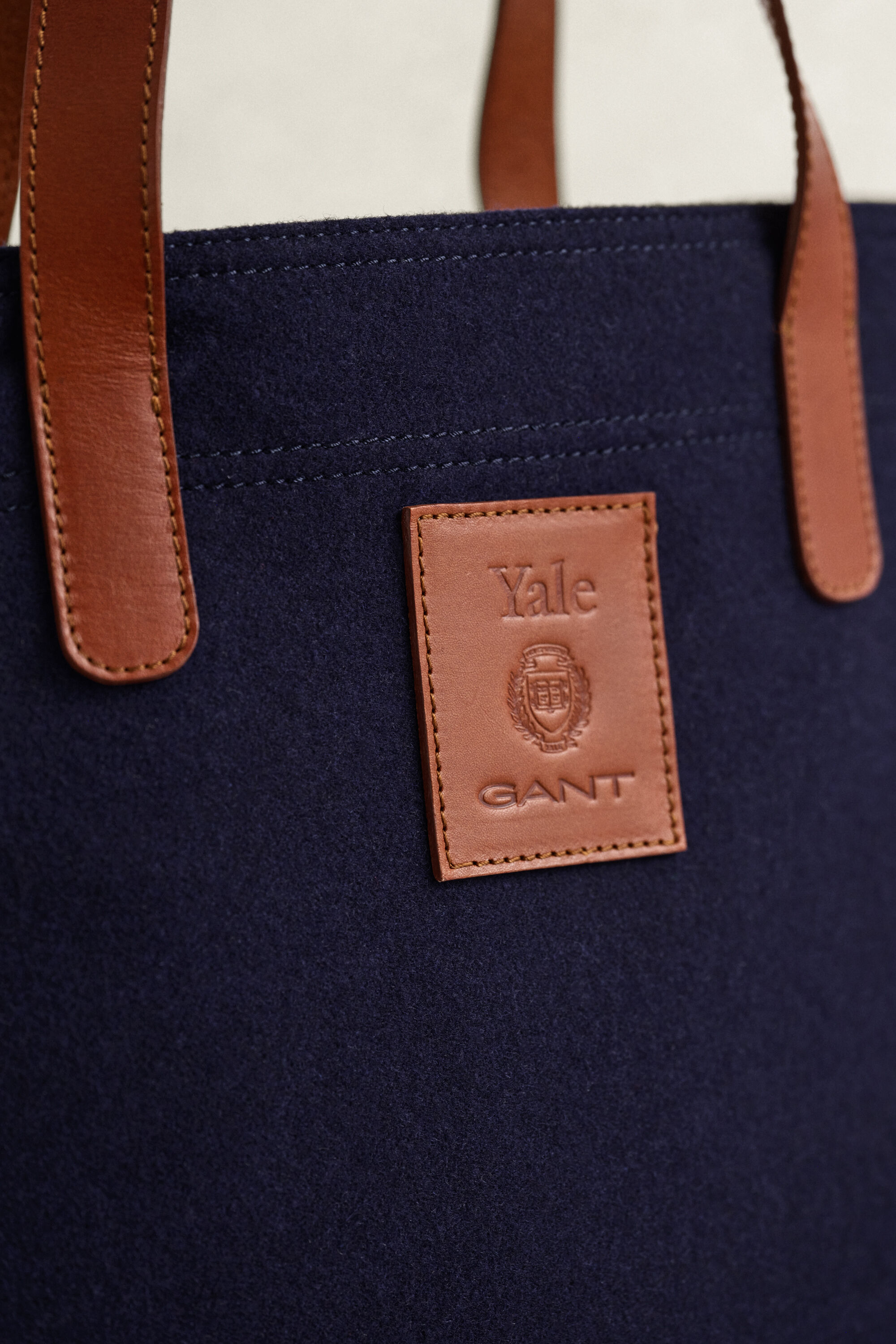 Borsa tote Gant x Yale in cotone melton
