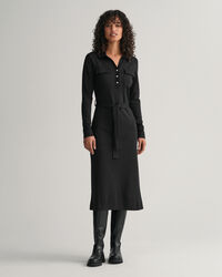 Abito stile polo in jersey slim fit