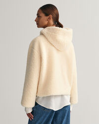 Felpa con cappuccio in pile