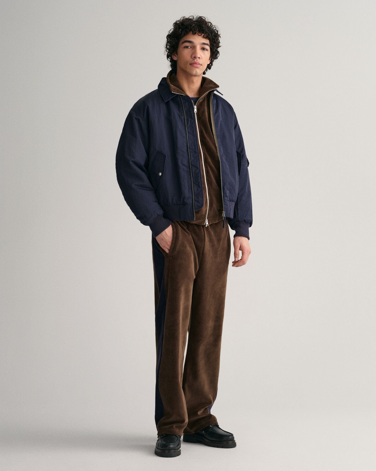 Giacca della tuta in velour