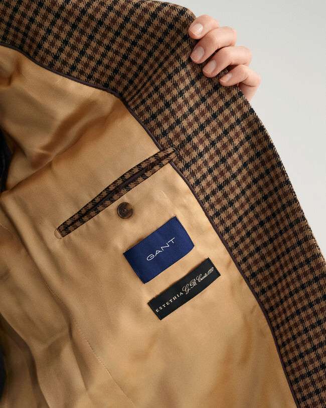 Blazer a quadri oversize