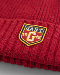 Set regalo berretto e sciarpa in lana con stemma