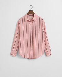 Camicia classica in popeline a righe relaxed fit