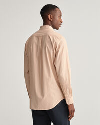 Camicia in broadcloth a righe Banker regular fit