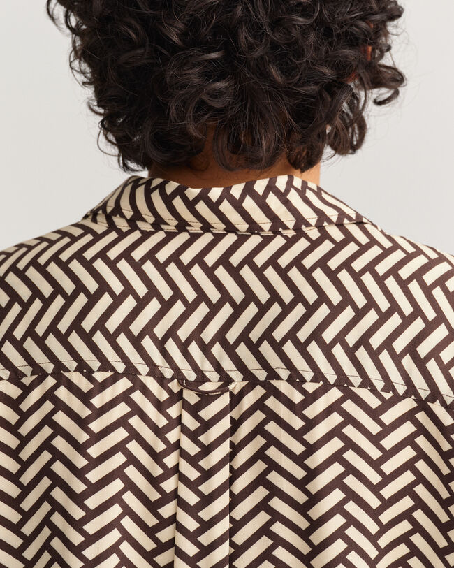Camicia Geometric relaxed fit