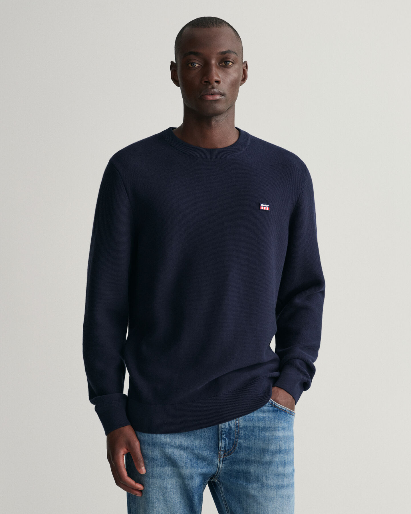 Maglia girocollo Light Texture