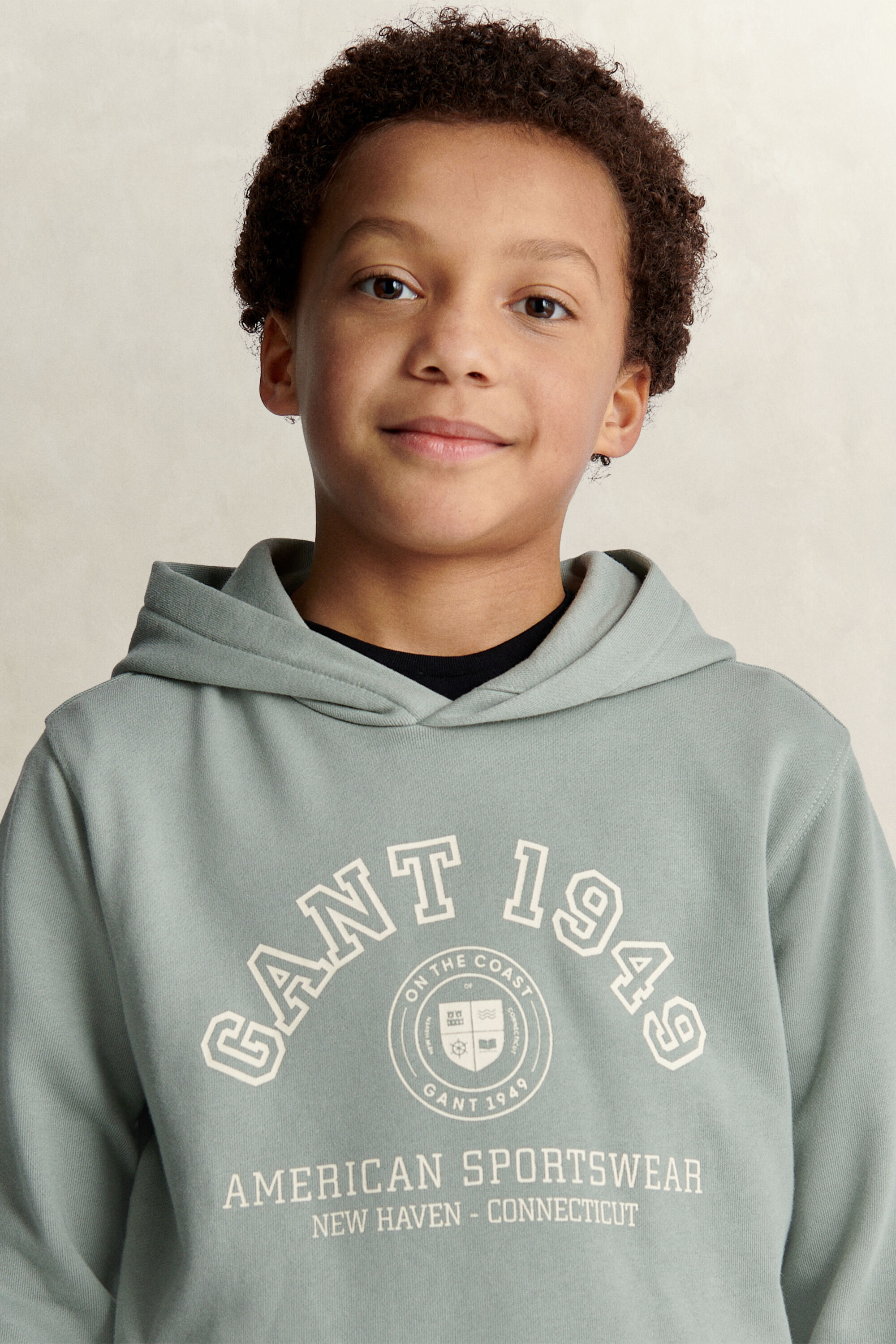 Felpa con cappuccio con logo Collegiate Teen Boys