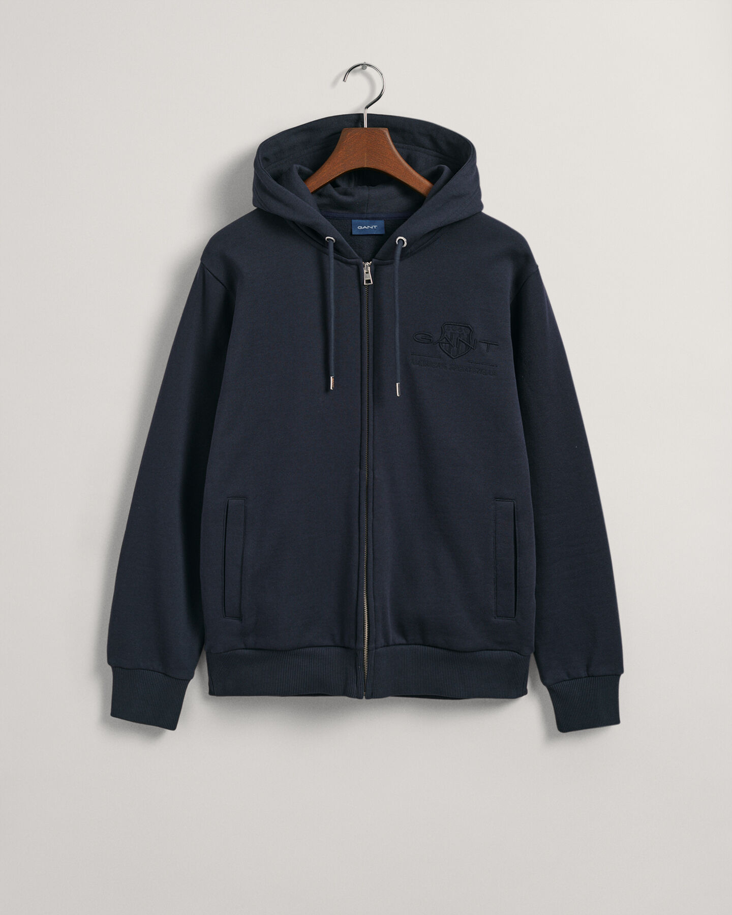 Felpa con zip e cappuccio Tonal Shield