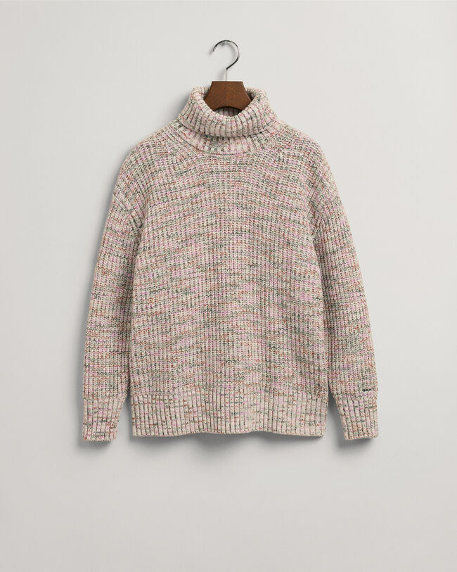 Maglia dolcevita multicolore