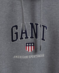 Felpa Retro Shield con cappuccio