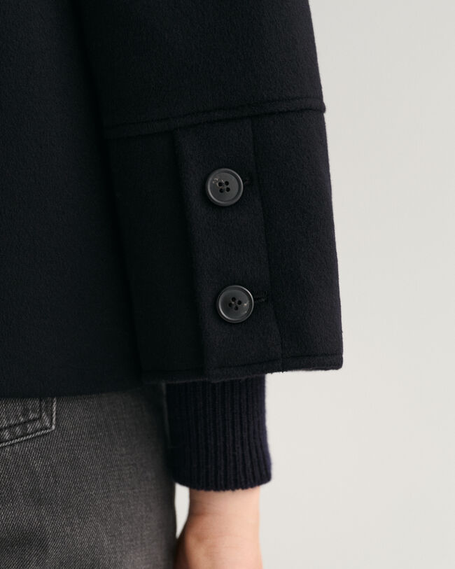 Giacca corta in misto lana