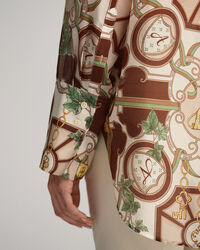 Camicia American Luxe in misto seta-cotone relaxed fit