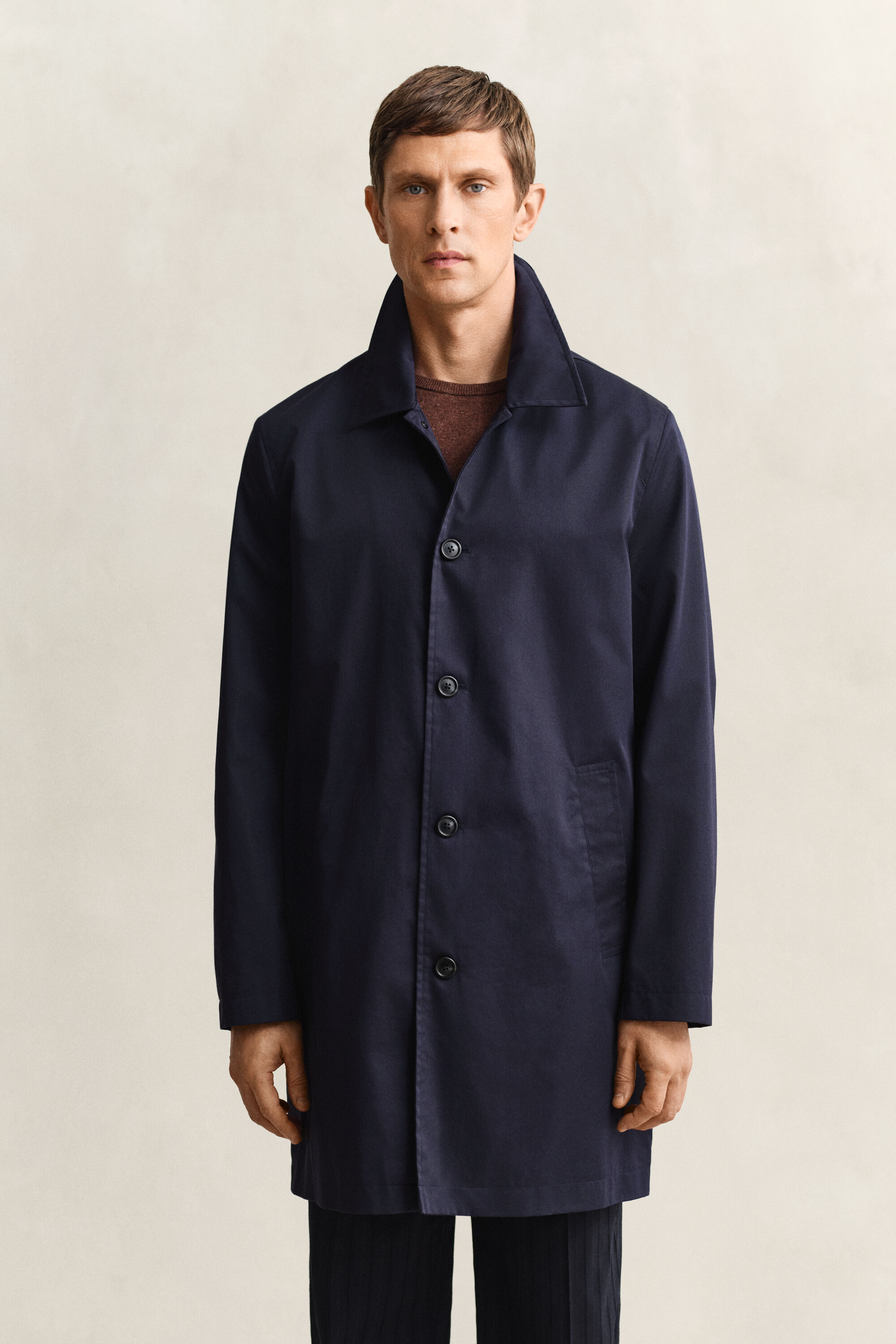 Impermeabile in misto cotone