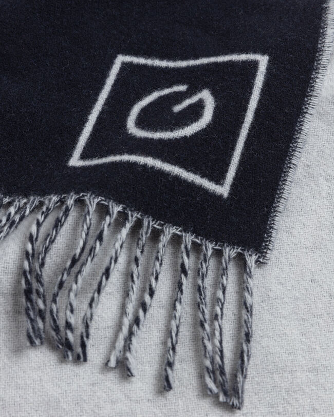 Sciarpa in lana double-face