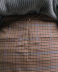 Gonna longuette a quadri